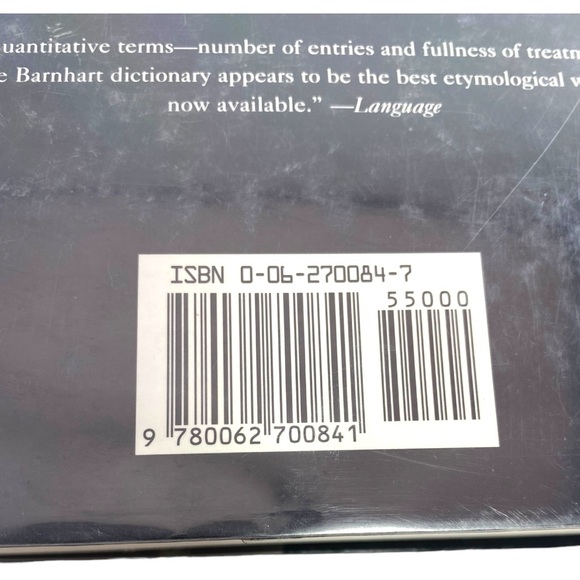 Barnhart Concise Dictionary of Etymology, Hardcover by Barnhart, Robert K. Book - Picture 10 of 10